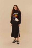 VESTIDO CROPPED MOLETOM BRASIL
