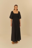 VESTIDO MANGAS LASTEX