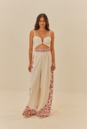 MACACAO PANTALONA BORDADO TROPICAL