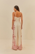 MACACAO PANTALONA BORDADO TROPICAL