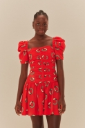 VESTIDO CURTO TUCA POA