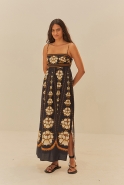 VESTIDO CROPPED FLOR BORDADA