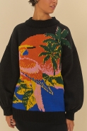 SWEATER TRICOT PAISAGEM LATINA