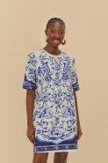 VESTIDO TSHIRT JARDIM DE PORCELANA