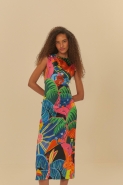 VESTIDO PREGAS FANTASIA