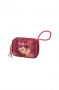 NECESSAIRE FARM XERO SOFIA XADREZ ROSA