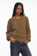 PULL DE TRICOT OVER PELINHO