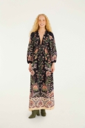 VESTIDO LONGO MANGA JARDIM MARAVILHOSO