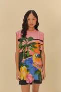 VESTIDO CURTO OMBREIRA LATINA