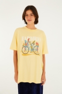 TSHIRT MEDIA BICICLETA AVES