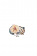 BOLSINHA FARM ME LEVA ROMANCE EM FLOR AZUL