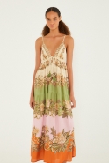 VESTIDO LONGO FLORAL DELHI