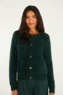 CARDIGAN PELINHO CURTO VERDE