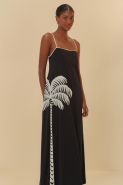 VESTIDO CROPPED BORDADO COQUEIRO