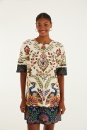 VESTIDO TSHIRT JARDIM MARAVILHOSO