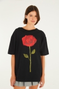TSHIRT MEDIA ROSA
