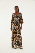 VESTIDO LONGO JARDIM REAL