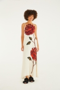 VESTIDO CROPPED BORDADO ROSALIA