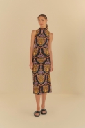 VESTIDO MIDI PANTERA BOHO
