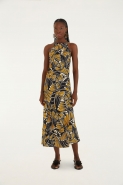 VESTIDO CROPPED LEQUE DE TUCANOS
