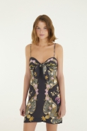 VESTIDO CURTO LENCO FLORAL TALITA