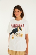 TSHIRT MEDIA SAIDEIRA OFF WHITE