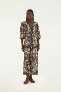 VESTIDO CROPPED LENCO FLORAL TALITA