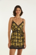 VESTIDO CURTO LENCO TRANCOSO