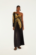 VESTIDO PLISSADO ITACARE PRETO