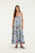 VESTIDO LONGO SELO TROPICAL