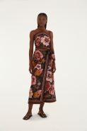 VESTIDO CROPPED FLORAL CLEO