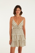 VESTIDO CURTO LISTRA MORERE