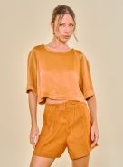 BLUSA OPEN MARROM INCEPTION