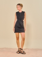 VESTIDO OPEN PRETO