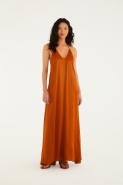VESTIDO DECOTE CETIM