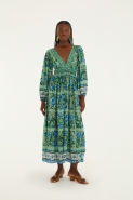 VESTIDO CROPPED AZULEJO FLORIDO