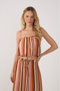 BLUSA BALONE LUREX ESTAMPA BOSQUE