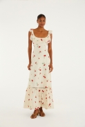 VESTIDO FLORZINHA ESTAMPA CEREJAS