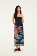 VESTIDO MIDI TULE LUAR