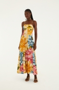 VESTIDO CROPPED FLORAL REBECA