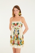VESTIDO CURTO TROPICALZINHO LENCO