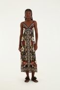 VESTIDO CROPPED FLOR DE FITA