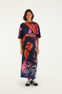 VESTIDO MIDI BANANA FLORA 
