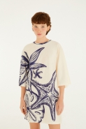 VESTIDO TSHIRT BIG MAR DE ESTRELAS