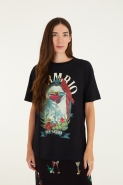 TSHIRT MEDIA DRINK PINTADO