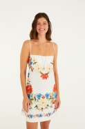 VESTIDO CURTO FLORAL MARIANA