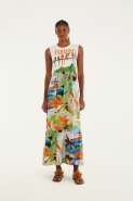 VESTIDO CROPPED REGATA ARARAS GALHO
