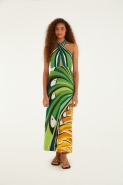VESTIDO TRANSPASSADO ARVORE TUCANO