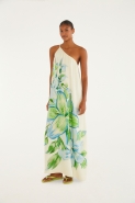 VESTIDO LONGO LIRIO TROPICAL
