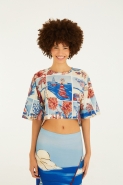 TSHIRT CROPPED DIARIO DE VERAO